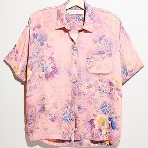 FREE PEOPLE Share Good Vibes Button Down